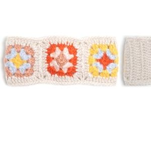 Crochet floral headband, NWT, in package